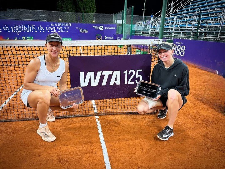 Fossa Huergo jugó la final del dobles del WTA 125 de Buenos Aires 2025 junto a la checa Laura Samson. Foto Instagram @nicolefossah