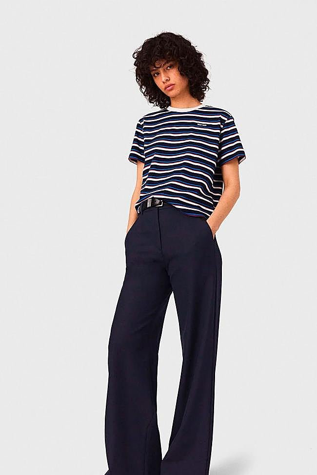 Pantalón sastre en azul marino de Maje.