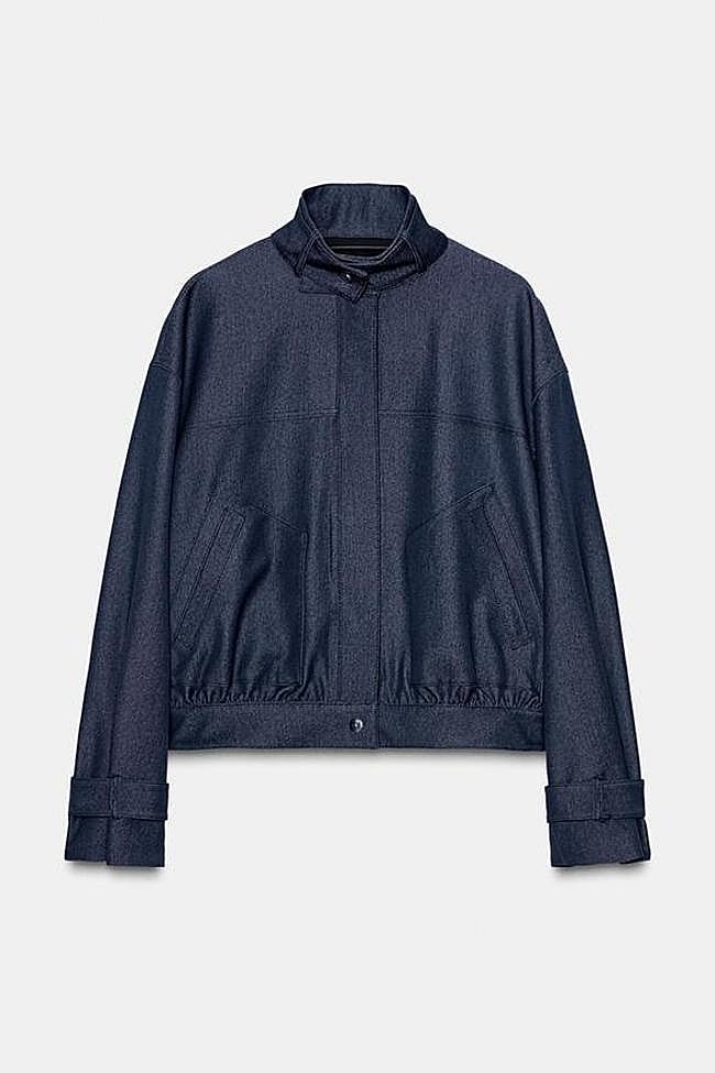 Chaqueta bomber cuello subido (19,97€)