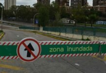 La Municipalidad de Córdoba interrumpió el paso en la avenida Costanera por la tormenta