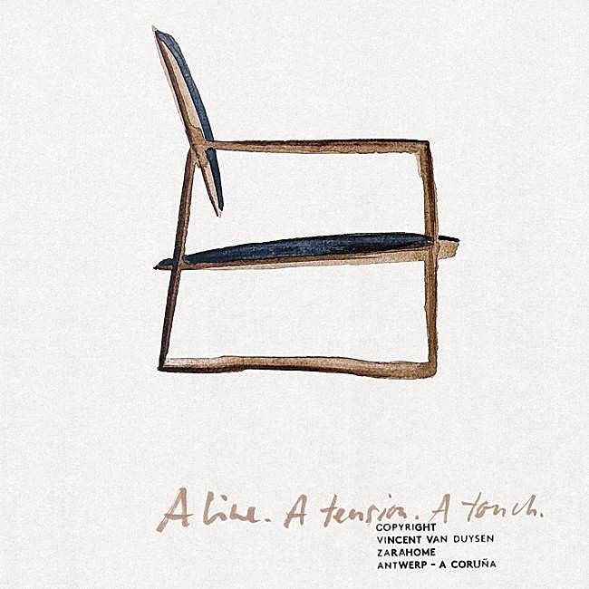 Bocento de la LOUNGE CHAIR 03 de Vincent Van Duysen x Zara Home.