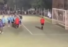 Violencia en un partido de fútbol amateur de Neuquén: el árbitro golpeó a un hombre que lo increpó