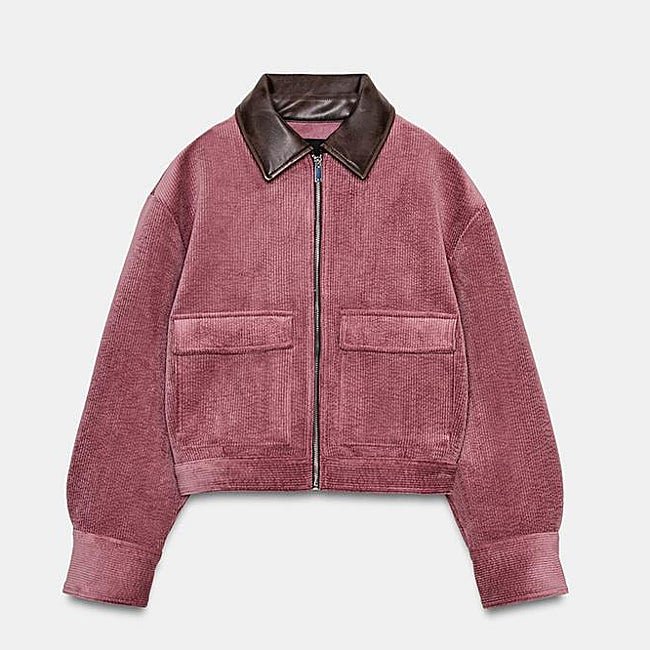 Chaqueta de pana de Zara (39,99 euros)