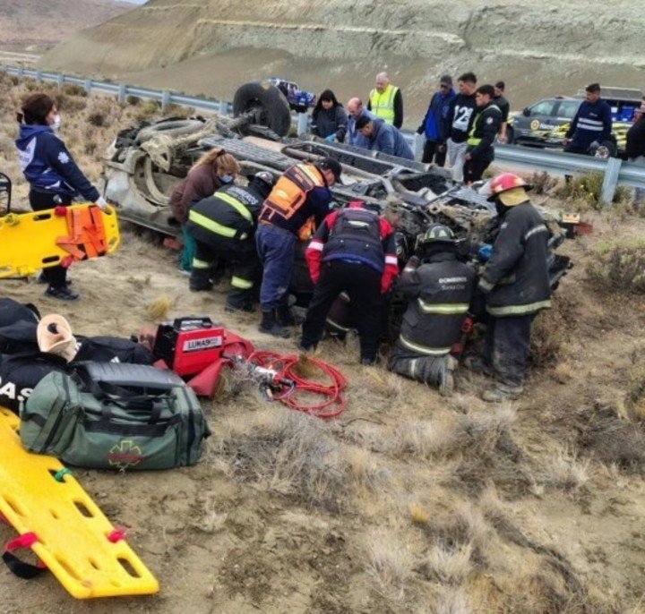 Accidente de Emanuel Leguizamon. Foto:@abcediarioar