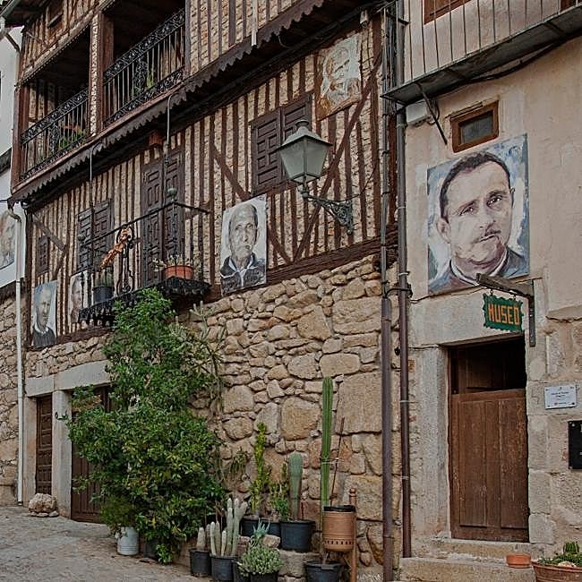 Fachadas de las casas de Mogarraz, Salamanca