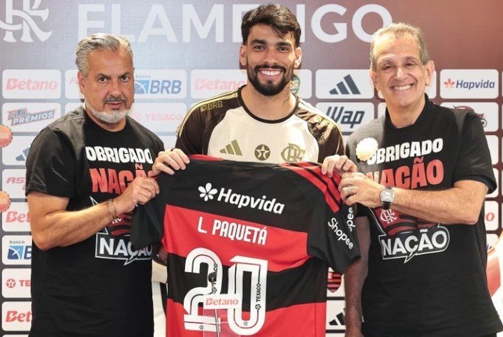 Flamengo concretó el fichaje más caro de la historia del fútbol sudamericano: le pagó 50 millones de dólares al West Ham por el fichaje de Lucas Paquetá.