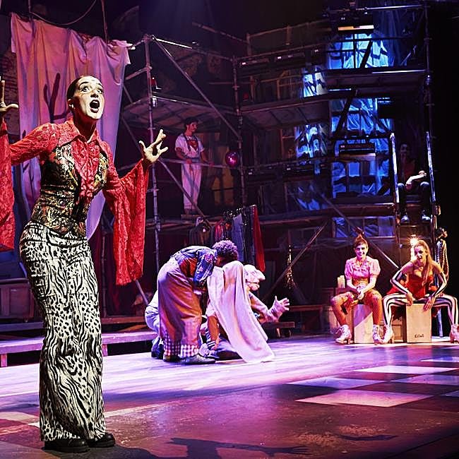 Escena de Godspell, el musical que puedes ver en el Gran Teatro Pavón de Madrid