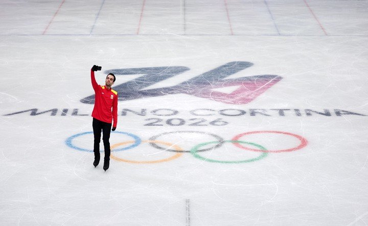 Tomás Guarino, patinador español. Foto: REUTERS/Amanda Perobelli