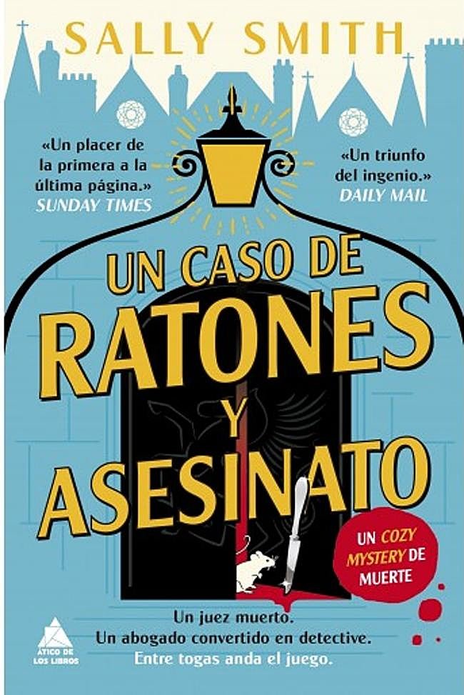 Portada de Un caso de ratones y asesinato, el cozy mystery de Sally Smith que acaba de llegar a las librerías.