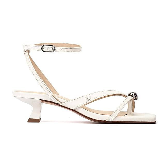 Sandalia tacón adorno para mujer Borromei (129,95€)