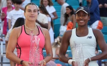 Aryna Sabalenka no falla: le ganó una batalla a Coco Gauff, se quedó con el Masters 1000 de Miami y ya suma 23 triunfos en el año