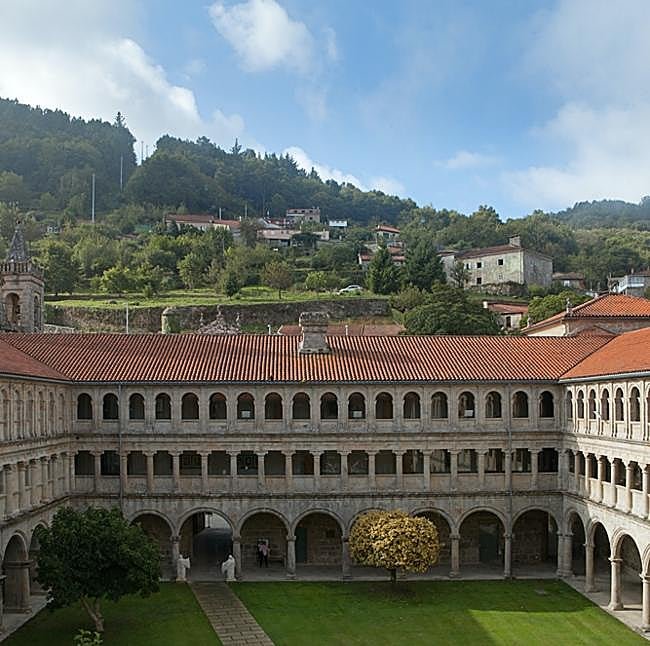Interior del Parador de Santo Estevo, Galicia