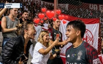 Morena Beltrán, grito furioso y desahogo tras el gol de Blondel que le dio la victoria a Huracán en Copa Argentina