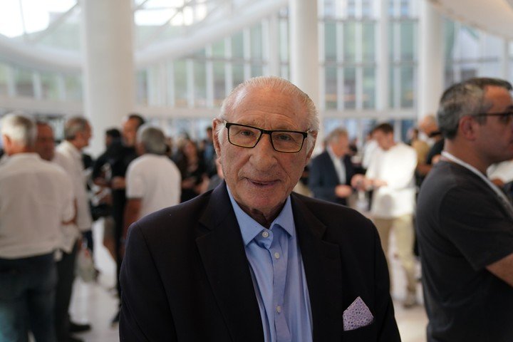 Ernesto Cherquis Bialo, meses atrás, en la presentación de la Fundación Maradona. Foto: Emmanuel Fernández