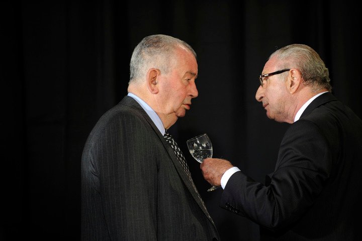 Julio Grondona y Ernesto Cherquis Bialo. Foto: Archivo