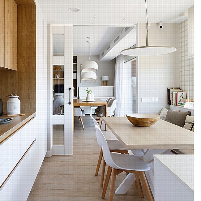 Las puertas correderas se adaptan al momento.