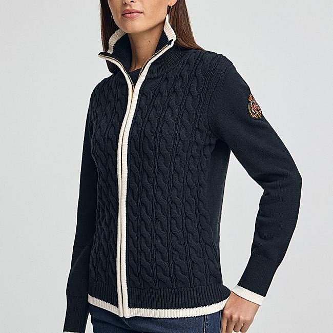 Chaqueta de punto con cremallera de Polo Club, 59,99 euros.