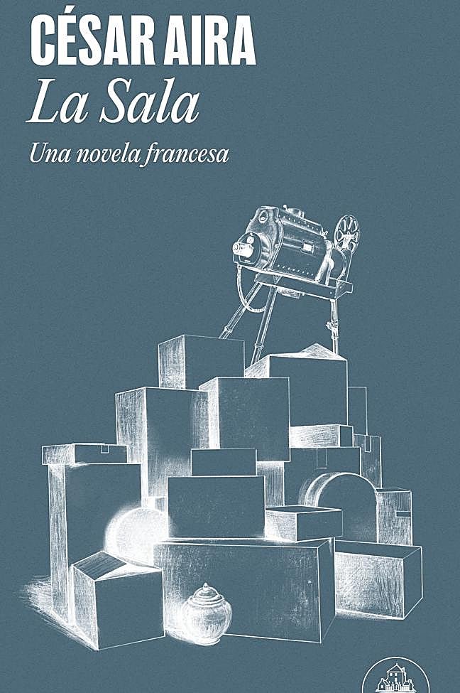 Portada de La Sala. Una novela francesa, el libro de César Aira.