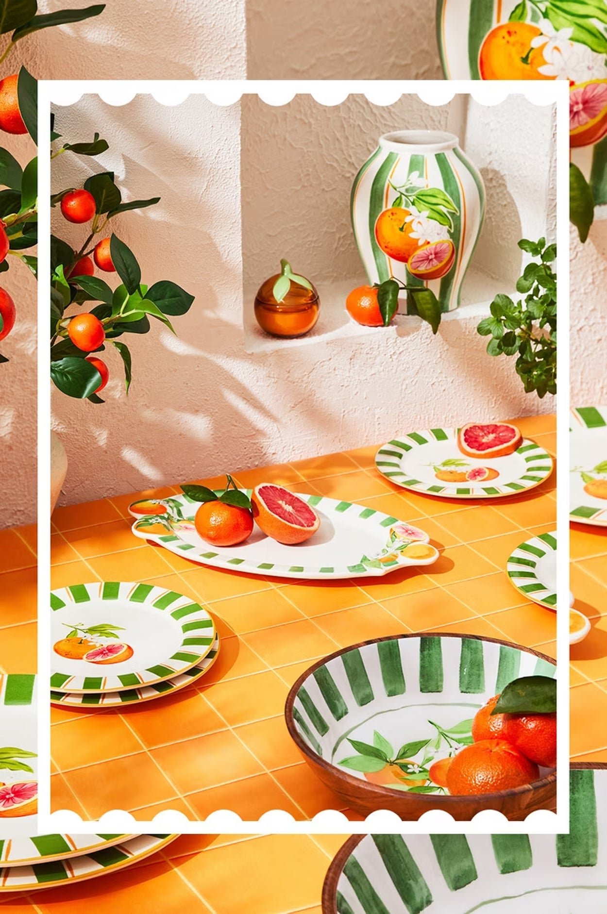 Los platos cuestan 5 euros y las fuentes, 12 euros.