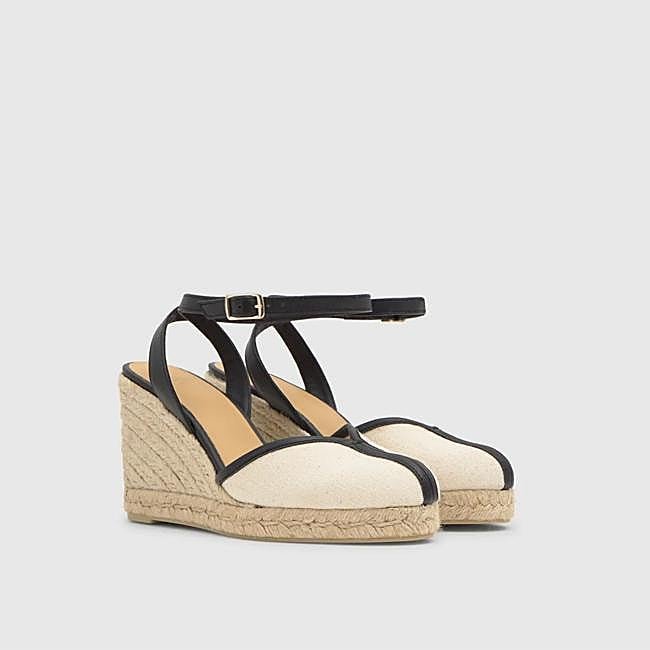 Alpargata bicolor de Castañer.