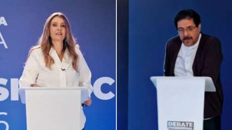 "Circo" y "payasada": Candidata presidencial debate sola en Colombia ante rival creado con IA