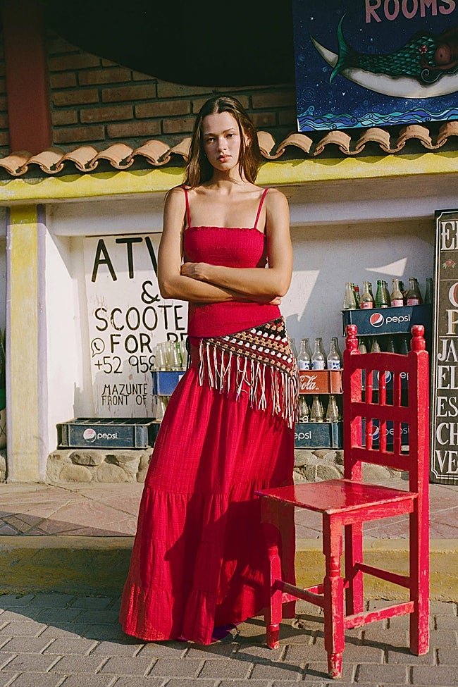 Vestido rojo de Brownie (65,90 euros)