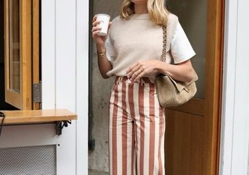 Los pantalones de rayas vuelven a ser los favoritos de la primavera: los modelos que sientan de maravilla