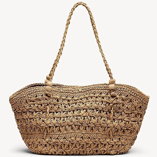 Bolso de rafia de Hoss Intropia (119 euros)