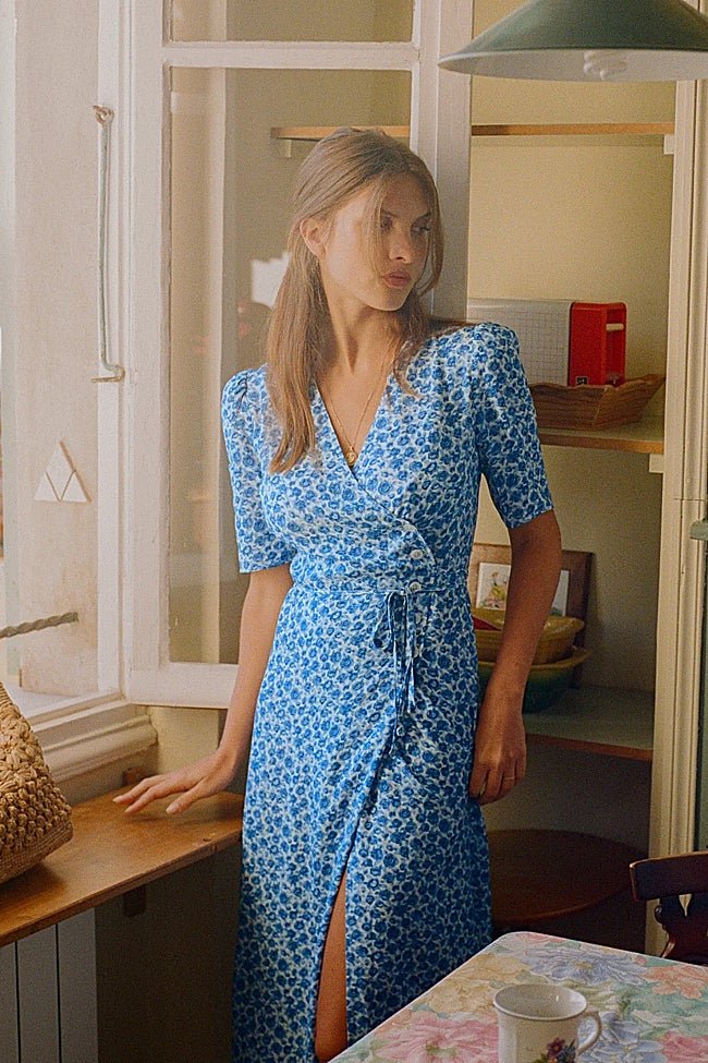 Vestido estampado de Rouje (195 euros)