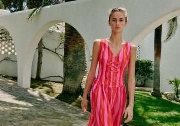 Vestidos midi estampados y con mucho color que van a ser tu uniforme de verano