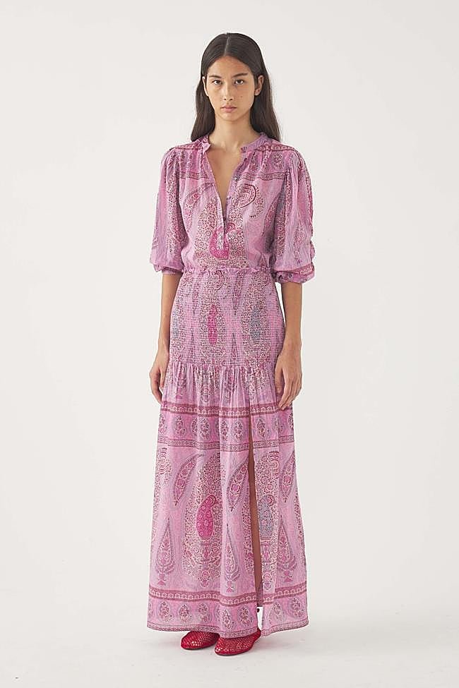 Falda con estampado paisley de Antik Batik.