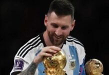 El espíritu mundialista se vive en el Cabildo Histórico con fotografías de la selección argentina en Qatar 2022
