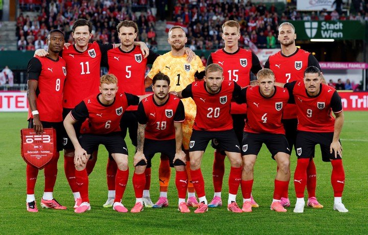 Austria cuenta con nueve de 26 jugadores influenciados por la filosofía de Red Bull. Foto: REUTERS/Lisa Leutner.