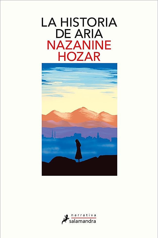 Portada de La historia de Aria de la escritora nacida en Irán, Nazanine Hozar.