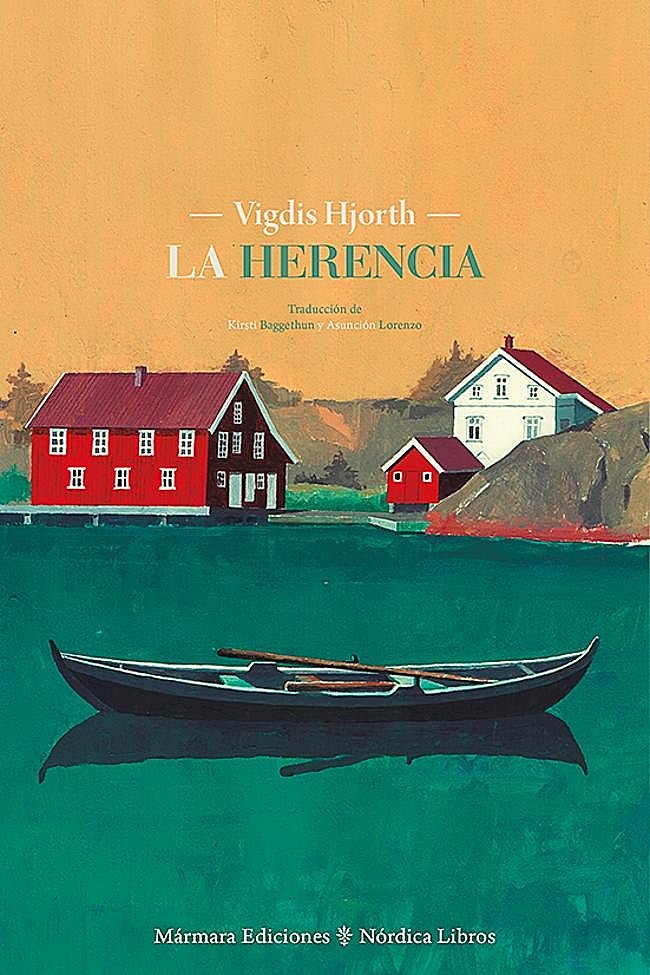 Portada de La Herencia, la novela de las escritora noruega Vigdis Hjorth.