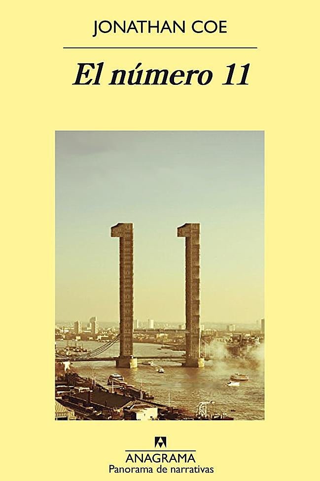 Portada de El número 11, la novela del maestro de la sátira británica, Jonathan Coe.