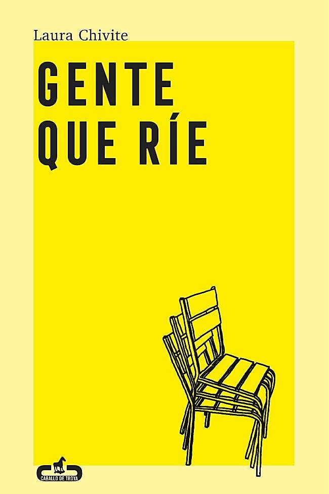 Portada de Gente que ríe, de la escritora navarra Laura Chivite.