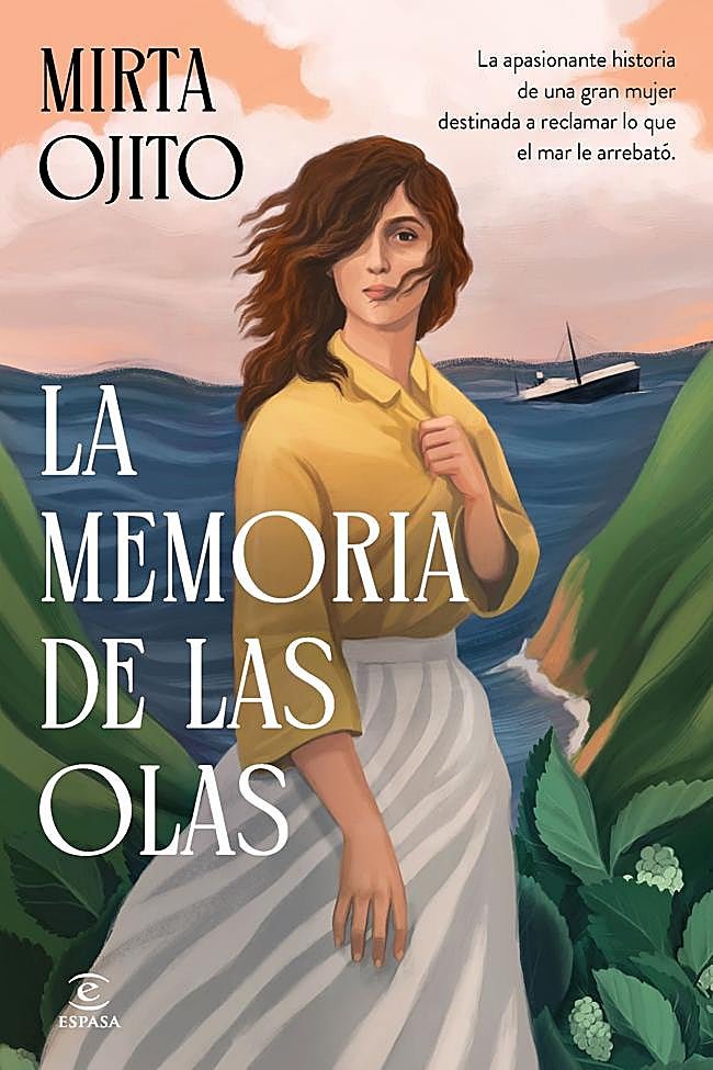 Portada de La memoria de las olas, la novela de Mirta Ojito.