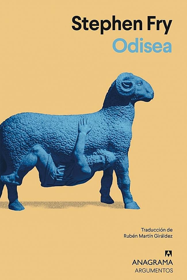 Portada de Odisea, la particular interpretación del poema homérico del actor Stephen Fry.