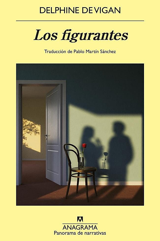 Portada de Los figurantes, el nuevo libro de Delphine de Vigan.
