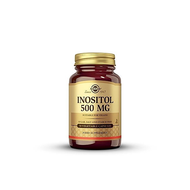 Inositol 500 mg de Solgar.