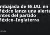 Embajada de EE.UU. en México lanza una alerta antes del partido México–Inglaterra