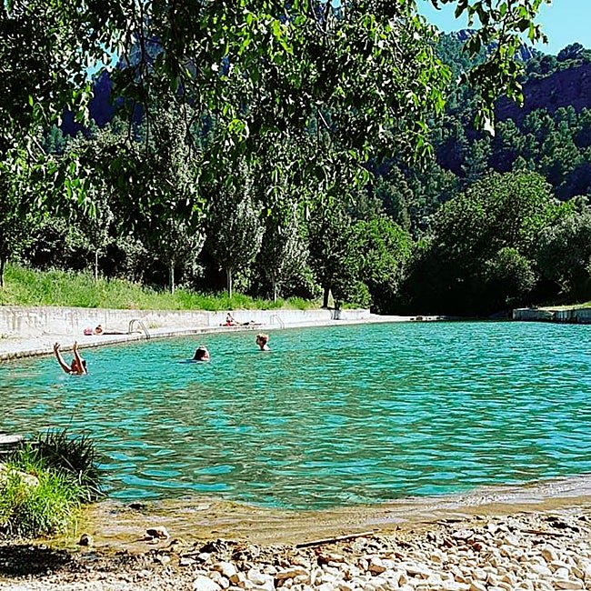L'Assut es una impresionante piscina natural al ladito de Beceite.