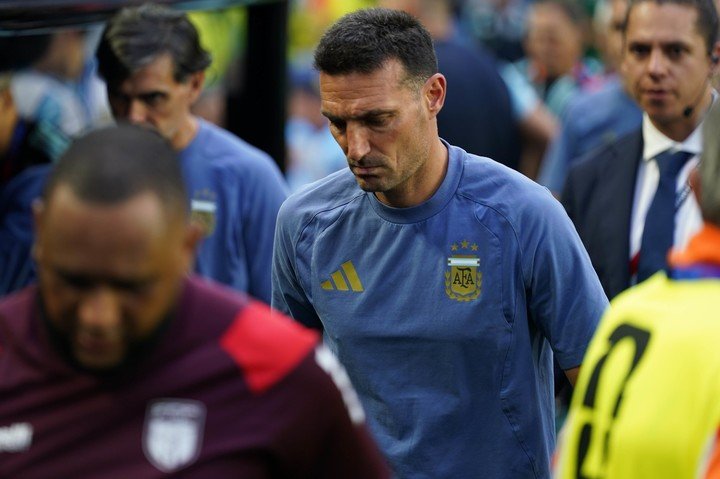 Lionel Scaloni, tras el triunfo contra Cabo Verde por el Mundial 2026. Foto Juano Tesone / Enviado especial - CLARIN