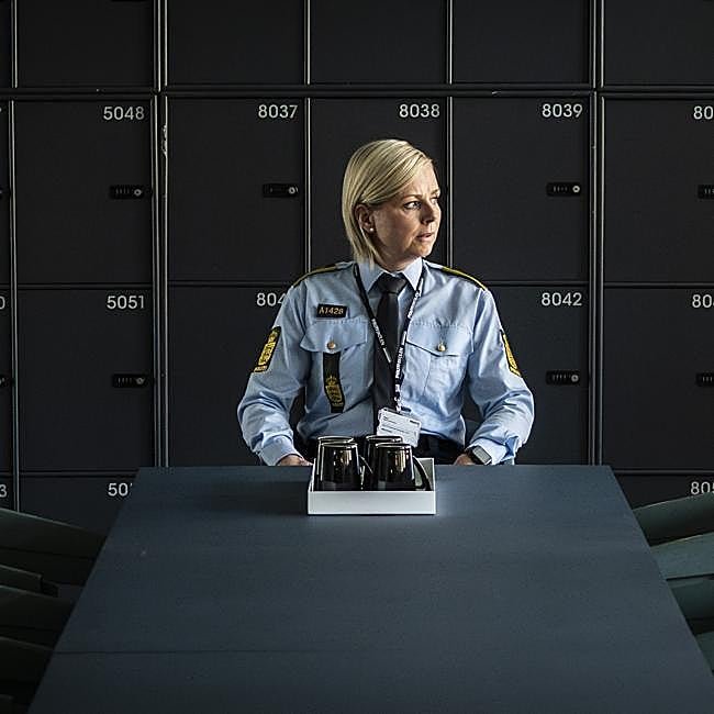 Lene Maria Christensen en una imagen de la serie danesa El uniforme.