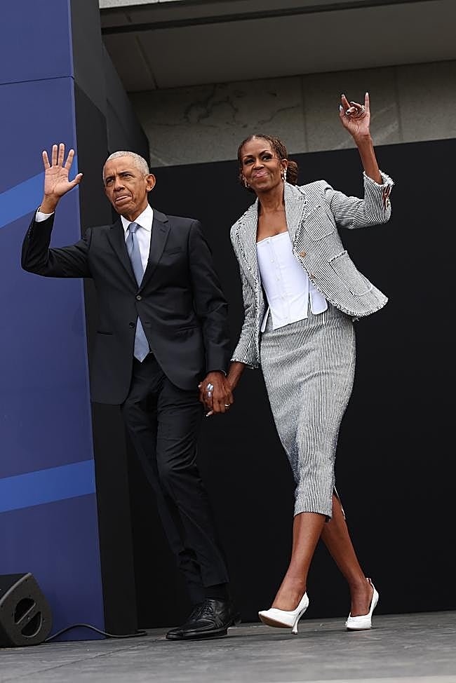 El último look de Michelle Obama.