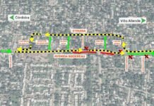 Nuevo redireccionamiento de tránsito por el avance de obra en Av. Bodereau