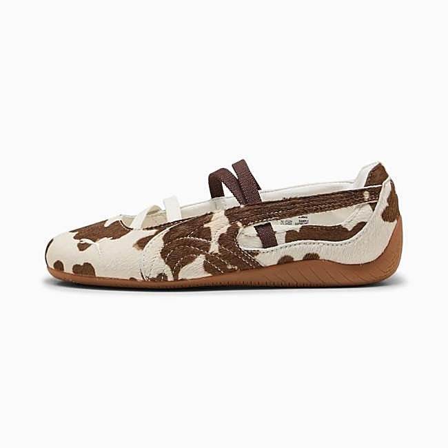 Sneakerinas de estampado animal de Puma, 70 euros.