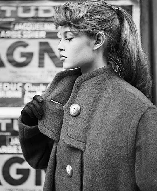 Bridget Bardot en una imagen tomada por Georges Dambier en 1952.