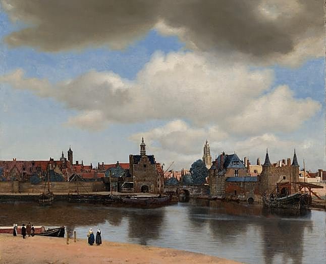 Vista de Delft, de Johannes Vermeer, uno de los cuadros que forma parte del intercambio entre el Mauritshuis y el Thyssen-Bornemisza.
